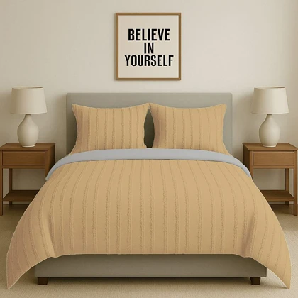 سرویس روتختی کاوری مینیمال طرح برجسته راه راه