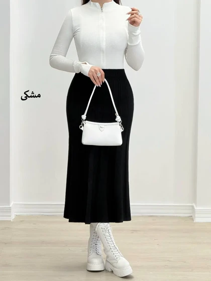 7570-دامن بافت کد 515
