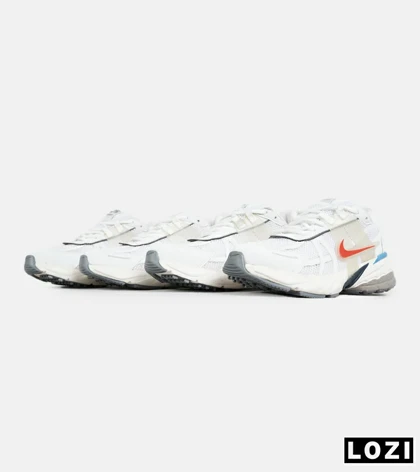 کفش کتانی مردانه و زنانه سفید قرمز Nike cushlon مدل 7309