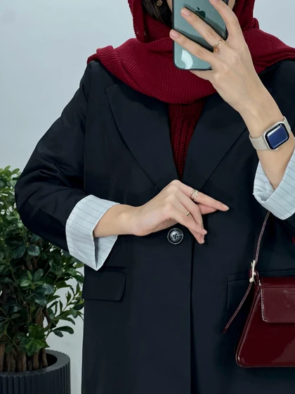 بارانی کتی آستردار شمیم 1(ایراد دار)