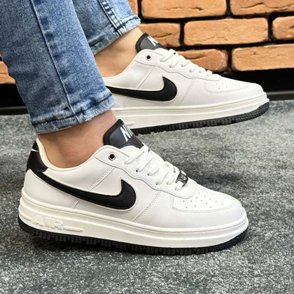 کفش کتانی اسپرت مردانه رنگ سفید مدل نایک NIKE AIR FORCE