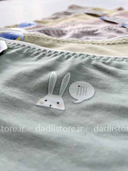 شورتکس قاعدگی نخی طرح خرگوشی