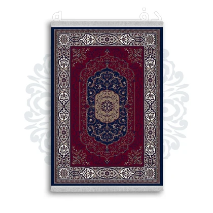 *جدید* فرشینه از جنس پارچه شانل مخمل ترک طرح فانتزی برند دفه کد 1240