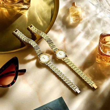 ساعت مچی عقربه ای زنانه دنیش دیزاین (Danish design) مدل IV71Q1268 Akilia Mini Gold Perlem