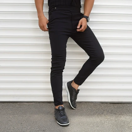 شلوار اسلش مردانه مشکی مدل Matyar