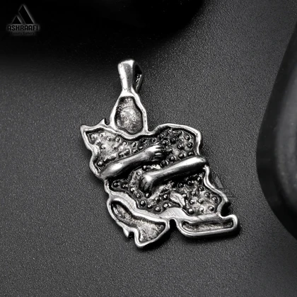 گردنبند آغوش ایران Iran Map Embrace Pendant
