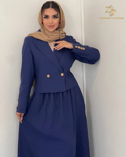 کت و دامن زنانه لینن دورین