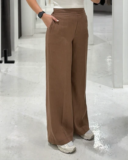 شلوار لینن اسلپ افرا کد 14003780