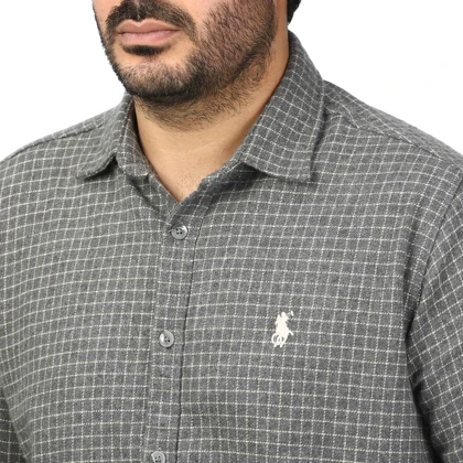 پیراهن آستین بلند پشمی مردانه مدل 6103896