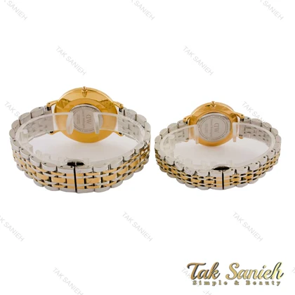 ساعت دنیل ولینگتون ست دورنگ طلایی صفحه سبز DW-5287-S