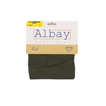 شورت اسلیپ مردانه کش مخفی سبز ارتشی Albay