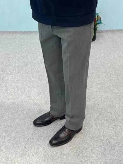 شلوار پارچه‌ای نخ ترک مردانه _ پارچه جکوار دو برکش قواره کلاسیک