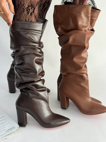 بوت پاشنه چروک مکس 4262