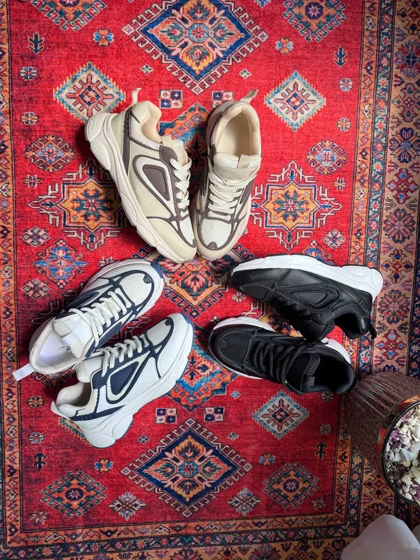 کتانی زنانه راحتی مثلثی (برند دیبو)