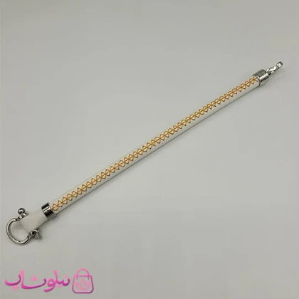 دستبند امگا رابر سفید مردانه سایز لارج کیفیت مستر (طراحی جدید) کد 1350