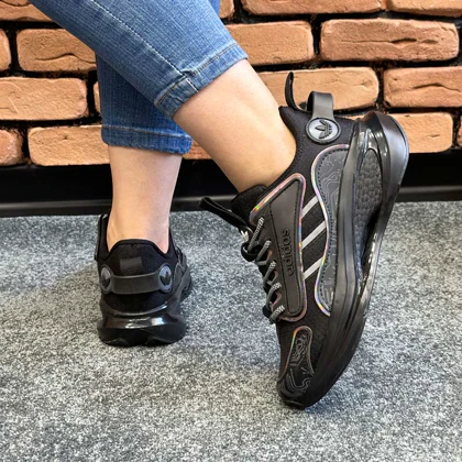 کتانی اسپرت زنانه مدل آدیداس هرموسو ADIDAS HAEMOSO رنگ مشکی کد 85144