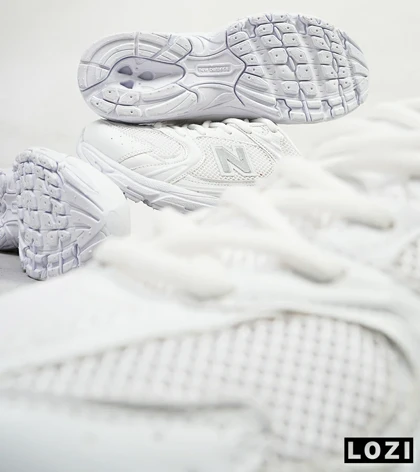 کفش کتانی مردانه و زنانه سفید NEW BALANCE 530