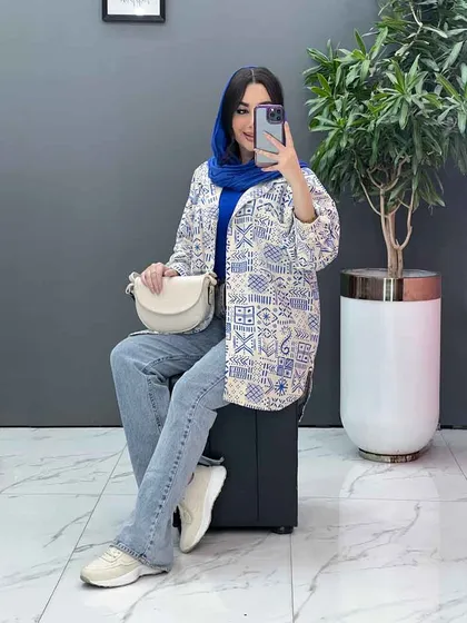 مانتو طرحدار سنتی