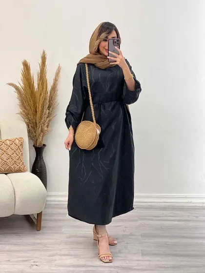 پیراهن بلند مغزی دوزی