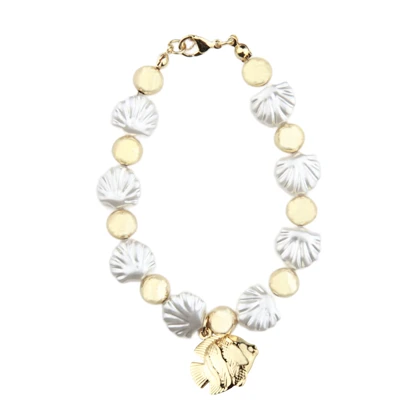 دستبند زنانه مدل ماهی صدفی