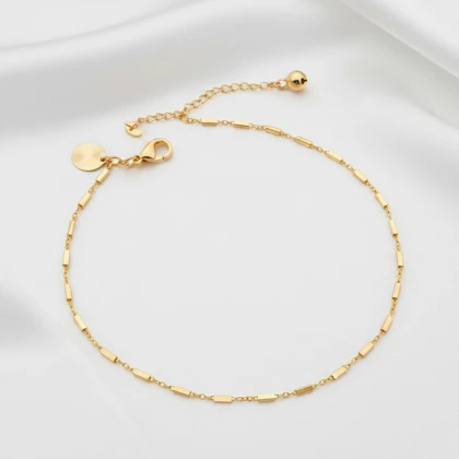 پابند ژوپینگ زنجیری مستطیلی (بار) طلایی