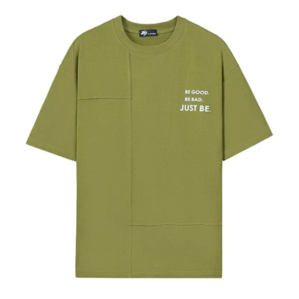 زیگ تیشرت آستین کوتاه olive just be tshirt-9837