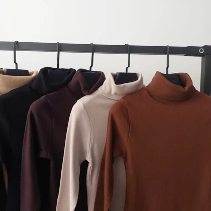 بادی یقه اسکی آستین بلند