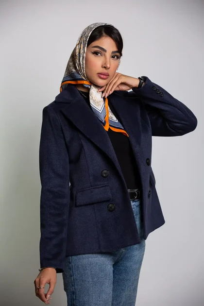 پالتو کت چهار دکمه جناقی