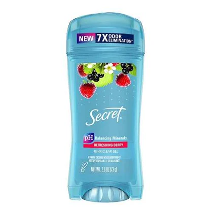 دئودرانت ژله ای سکرت Secret مدل Refreshing Berry حجم 73 گرم