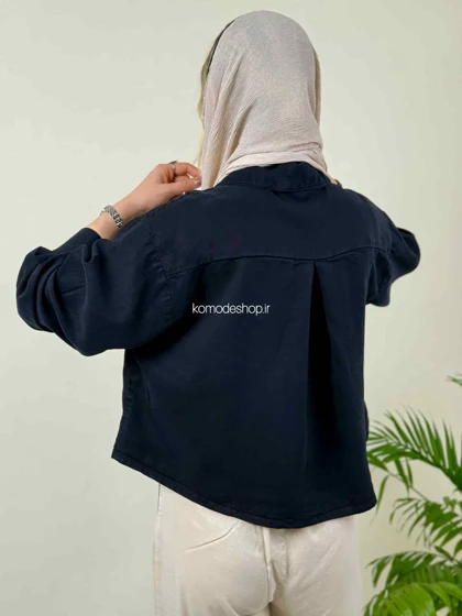 شومیز کراپ سیلک زنانه ریرا