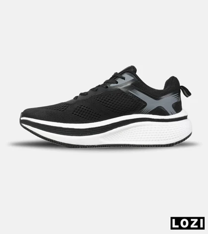 کتانی اسکیچرز Go Run Elevate مشکی مدل 9500 کفش ورزشی مردانه و زنانه