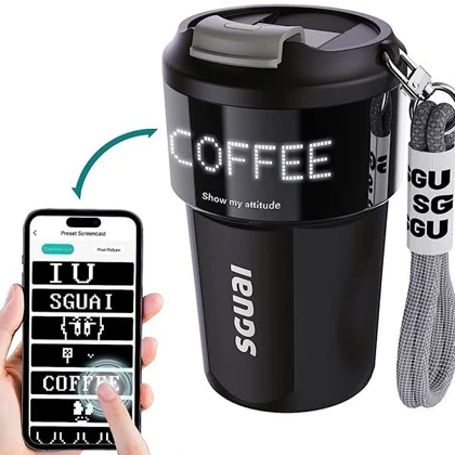 ماگ هوشمند 350 میل با نمایشگر