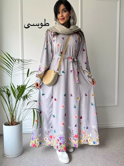 پیراهن زنانه بلند پروانه | استایل تو