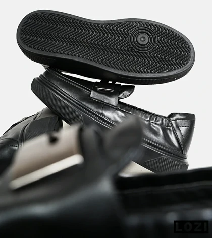 کالج مردانه مشکی Bottega Veneta مدل 6967