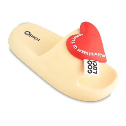 دمپایی زنانه پاپا مدل لاو