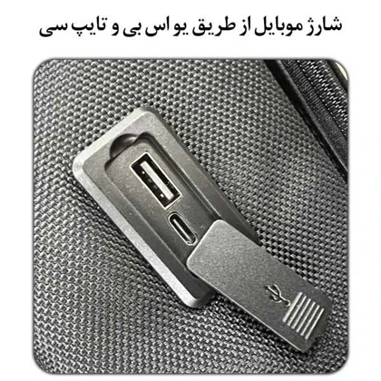 کیف کوله پشتی لپ تاپ 15.6 اینچ بنج S53 مشکی