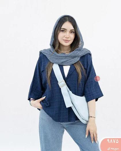 شومیز باکسی بتیسا 9875