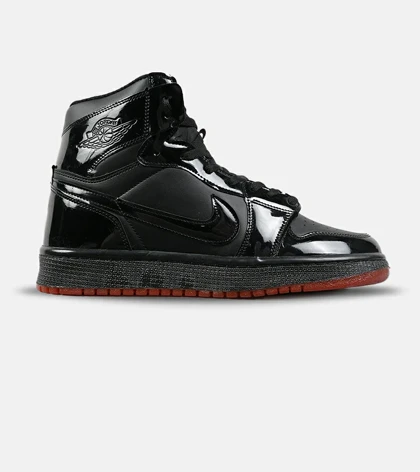 کفش کتانی بزرگ پا ساق‌دار مشکی NIKE AIR Jordan 1 مدل 8649