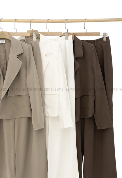 ست کت و شلوار دوژیله کد1005705