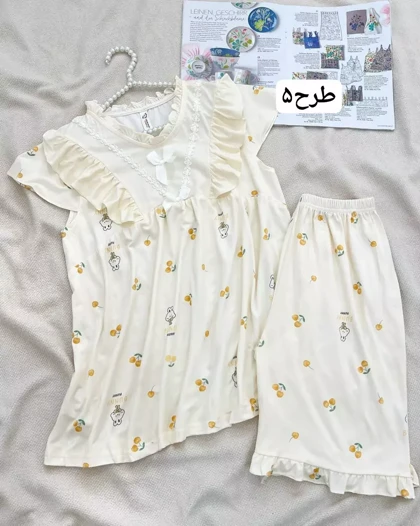 ست بلوز و شلوارک 5 طرح کد 5537