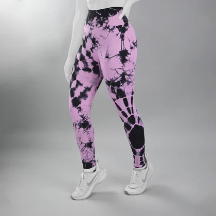 لگ سیملس ورزشی زنانه مدل G0017 بنفش روشن