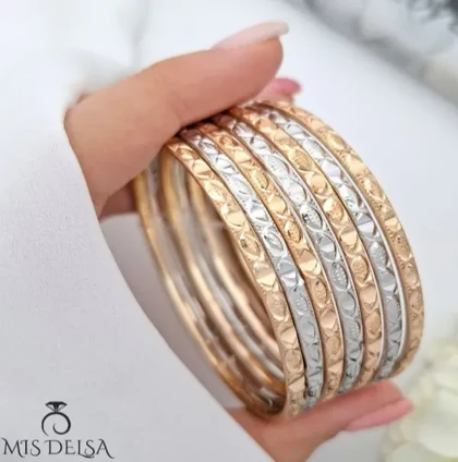 النگو 2 رنگ 3 میل کد 1548