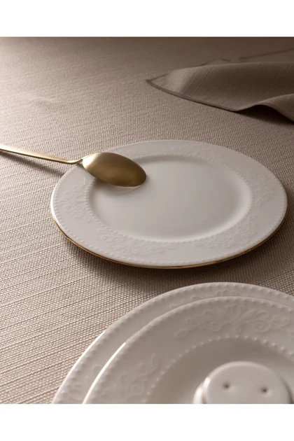 سرویس غذاخوری 6 نفره Madame Coco مدل Odette چینی استخوانی - سفید