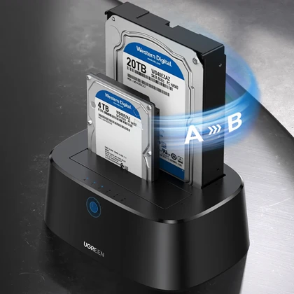 داک هارد 2.5 اینچ و 3.5 اینچ 2 سینی USB 3.0 یوگرین ugreen CM198 50857
