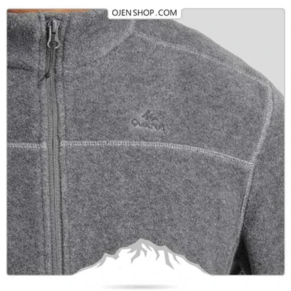 میکرو پلار تمام زیپ QUECHUA GREY