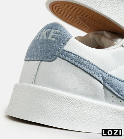 کفش نایک مردانه و زنانه سفید آبی Nike Blazer Low 77 مدل 6495
