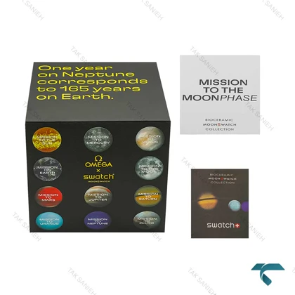 جعبه اورجینال ساعت مچی امگا سواچ ماموریت به نپتون Swatch-Box-7789-U