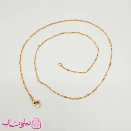 زنجیر زنانه سنگاپوری برند ژوپینگ 45 سانت کد 1691
