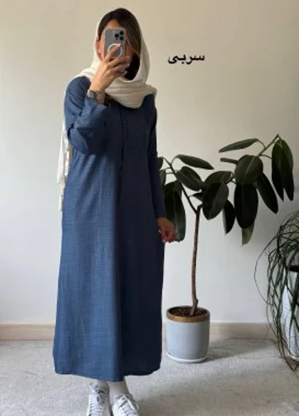 پیراهن مانتویی سلین
