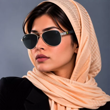 عینک آفتابی ری بن فراری فلزی اورجینال کد RB 8331